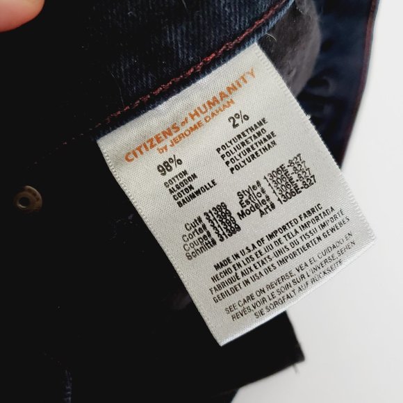 COH Elson Dark Wash Medium Rise Classic Straight Leg Jeans - Picture 9 of 13